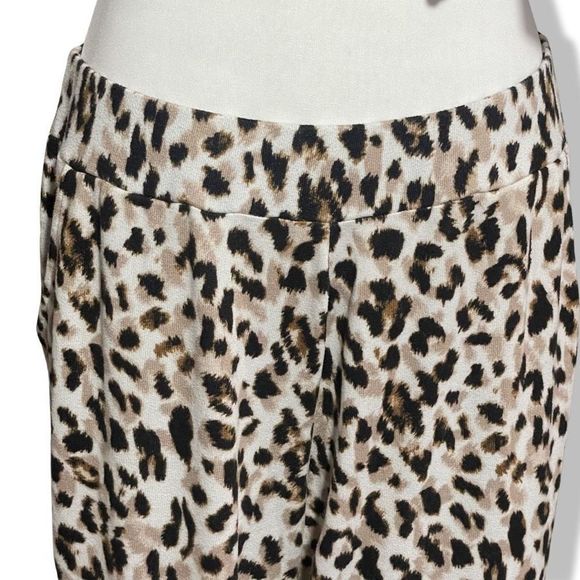 2 Piece Pajama Set, Soft & Cozy, Oversized Top, Drop Shoulder, Animal Print - Picture 7 of 10